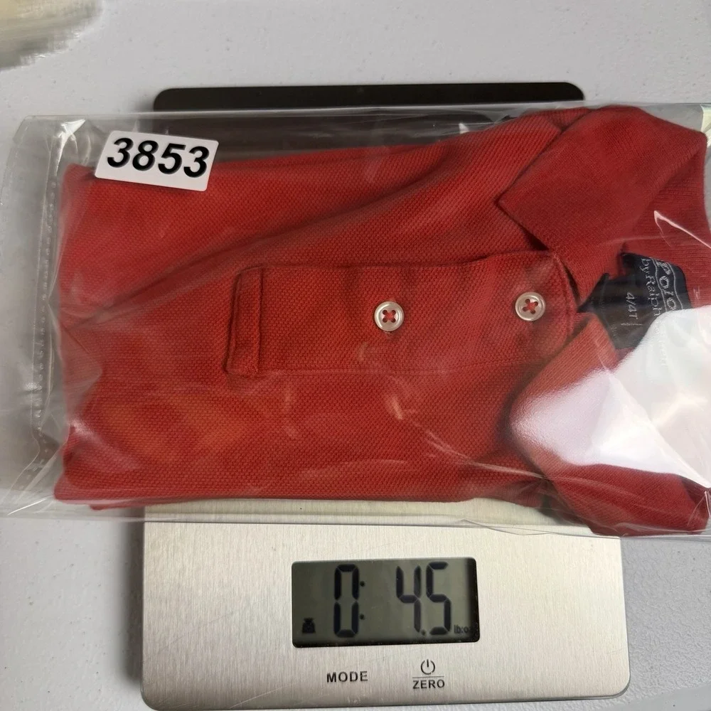 Polo Ralph Lauren Boys Polo Shirt Red Size 4T Pony Logo Preppy Classic Heritage